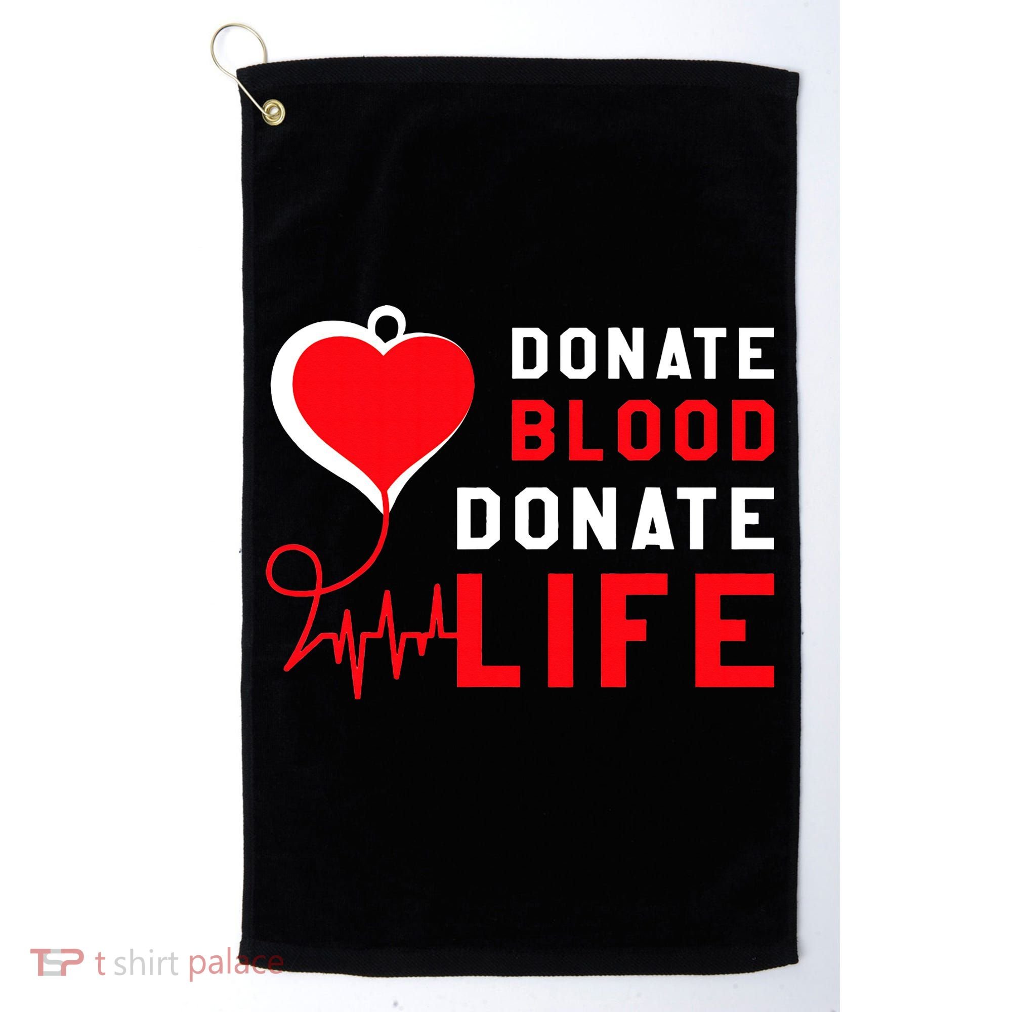 Donate Blood Donate Life World Blood Awareness Golf Towel