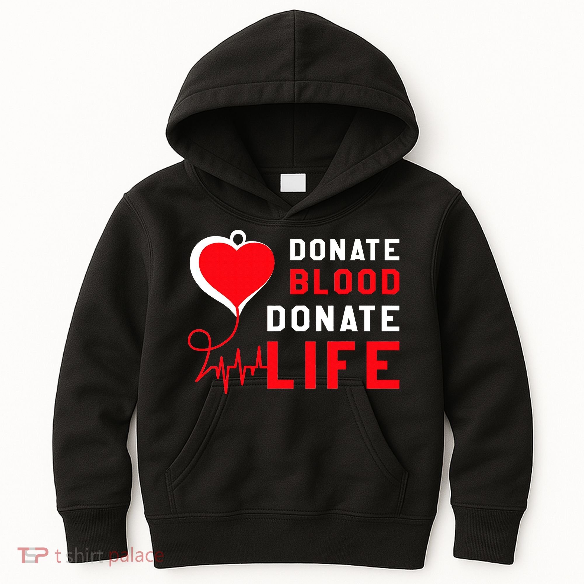 Donate Blood Donate Life World Blood Awareness Kids Hoodie