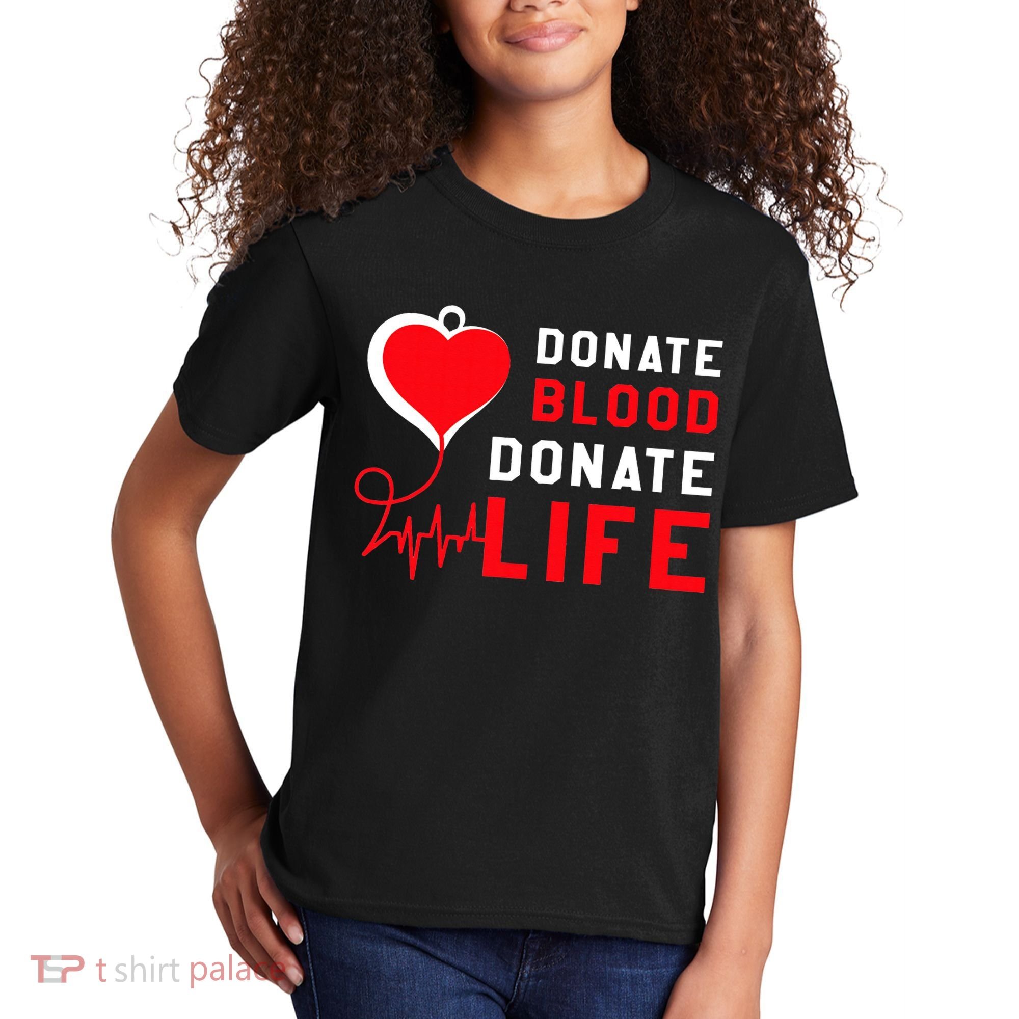 Donate Blood Donate Life World Blood Awareness Kids T-Shirt
