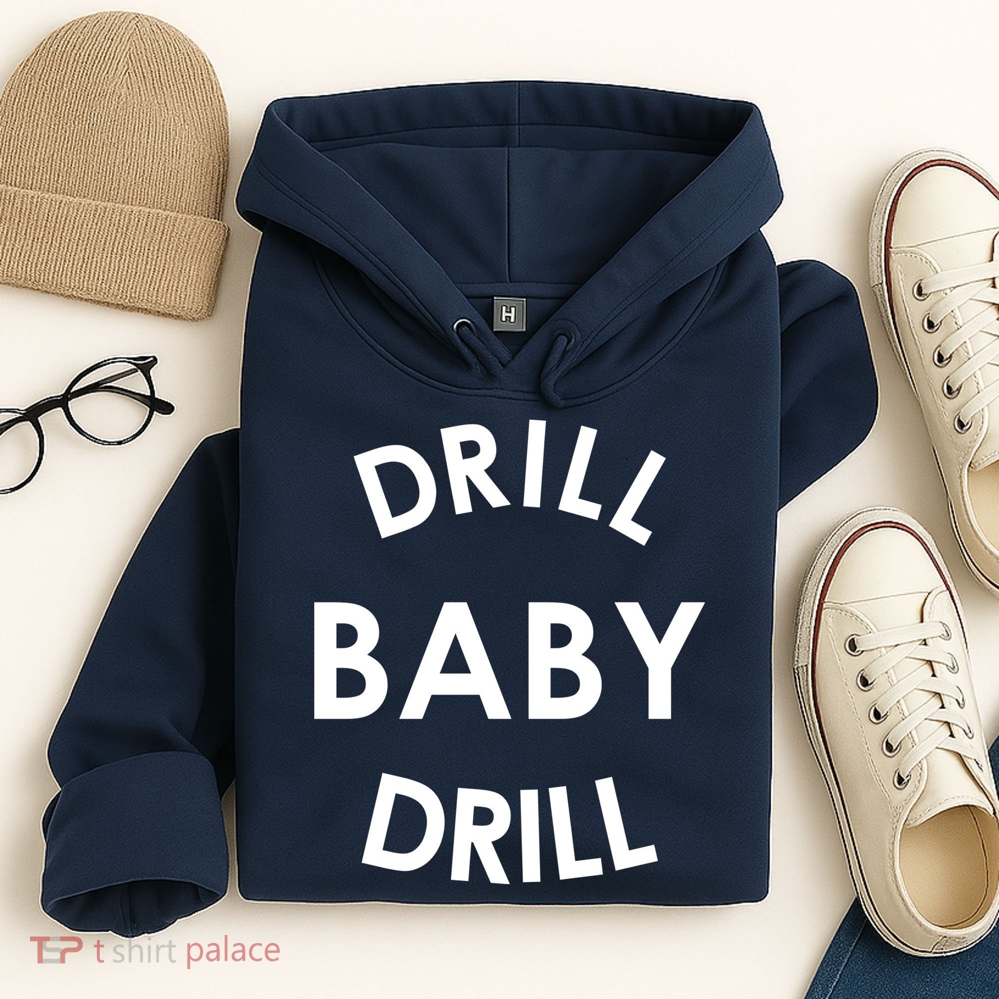 Drill Baby Drill Gas Oil Rig Oilfield Hoodie