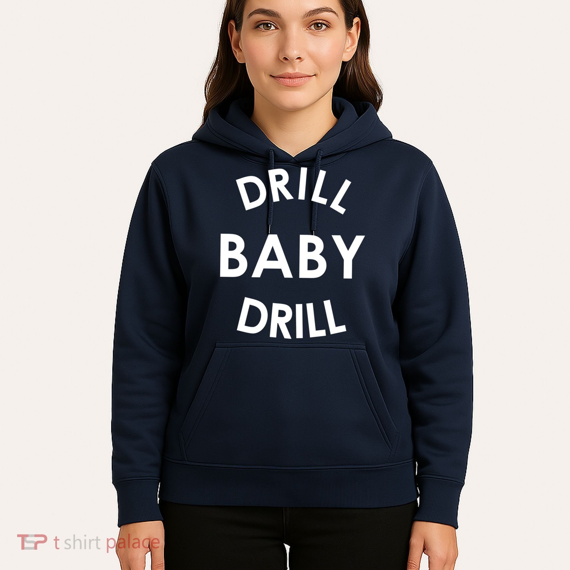 Drill Baby Drill Gas Oil Rig Oilfield Hoodie