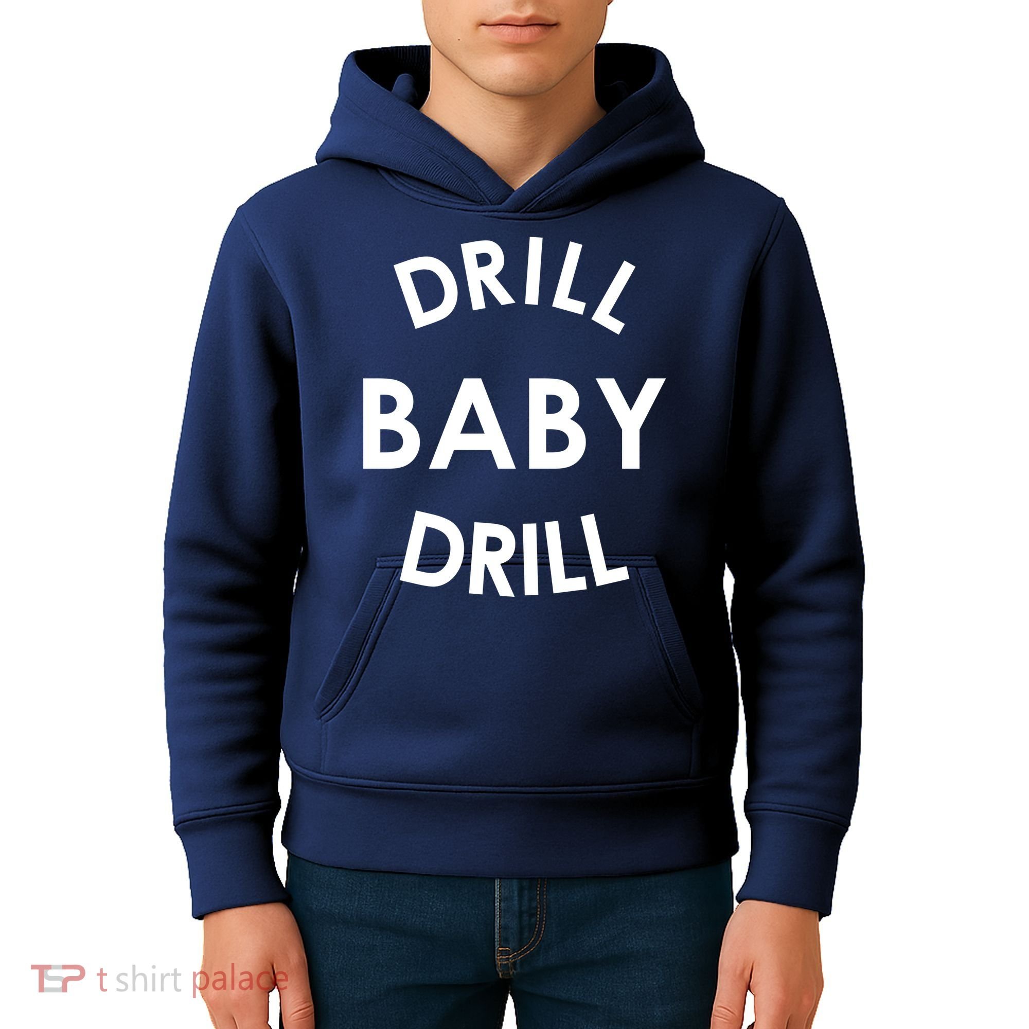 Drill Baby Drill Gas Oil Rig Oilfield Kids Hoodie