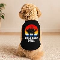 Drill Baby Drill Drilling Oilfield Trash Oil And Gas Doggie Tank thumb 2