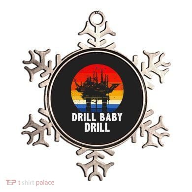 Drill Baby Drill Drilling Oilfield Trash Oil And Gas Ornament