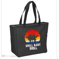 Drill Baby Drill Drilling Oilfield Trash Oil And Gas Tote Bag thumb 2