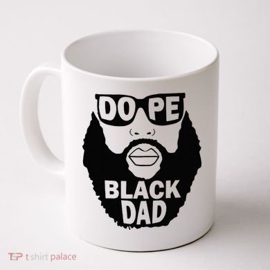 Dope Black Dad Gift Fathers Day Coffee Mug