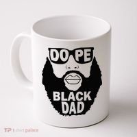 Dope Black Dad Gift Fathers Day Coffee Mug thumb 0