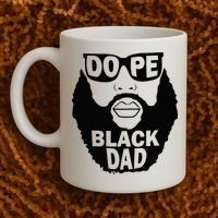 Dope Black Dad Gift Fathers Day Coffee Mug thumb 2