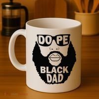 Dope Black Dad Gift Fathers Day Coffee Mug thumb 4