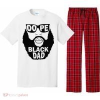 Dope Black Dad Gift Fathers Day Pajama Set thumb 0