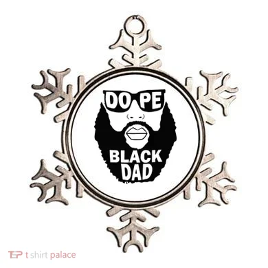 Dope Black Dad Gift Fathers Day Ornament