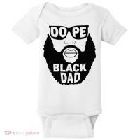 Dope Black Dad Gift Fathers Day Baby Bodysuit thumb 0