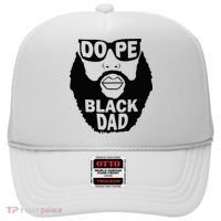 Dope Black Dad Gift Fathers Day Hat thumb 0