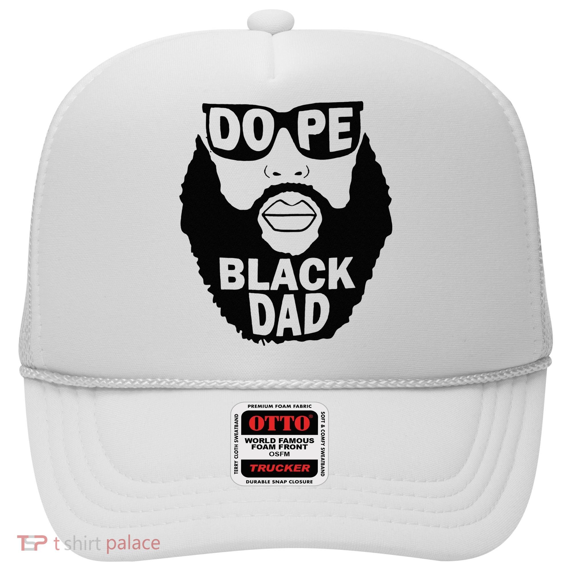 Dope Black Dad Gift Fathers Day Hat