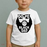 Dope Black Dad Gift Fathers Day Toddler T-Shirt thumb 2