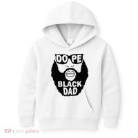 Dope Black Dad Gift Fathers Day Kids Hoodie thumb 0