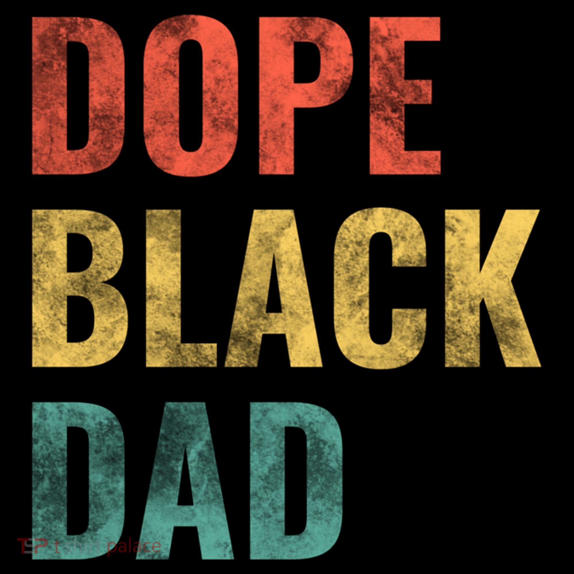 Dope Black Dad Funny Gift Doggie Tank