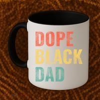 Dope Black Dad Funny Gift Coffee Mug thumb 2