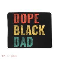 Dope Black Dad Funny Gift Mousepad thumb 0