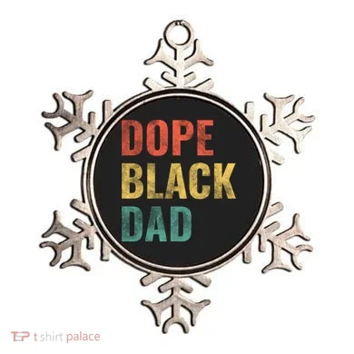 Dope Black Dad Funny Gift Ornament