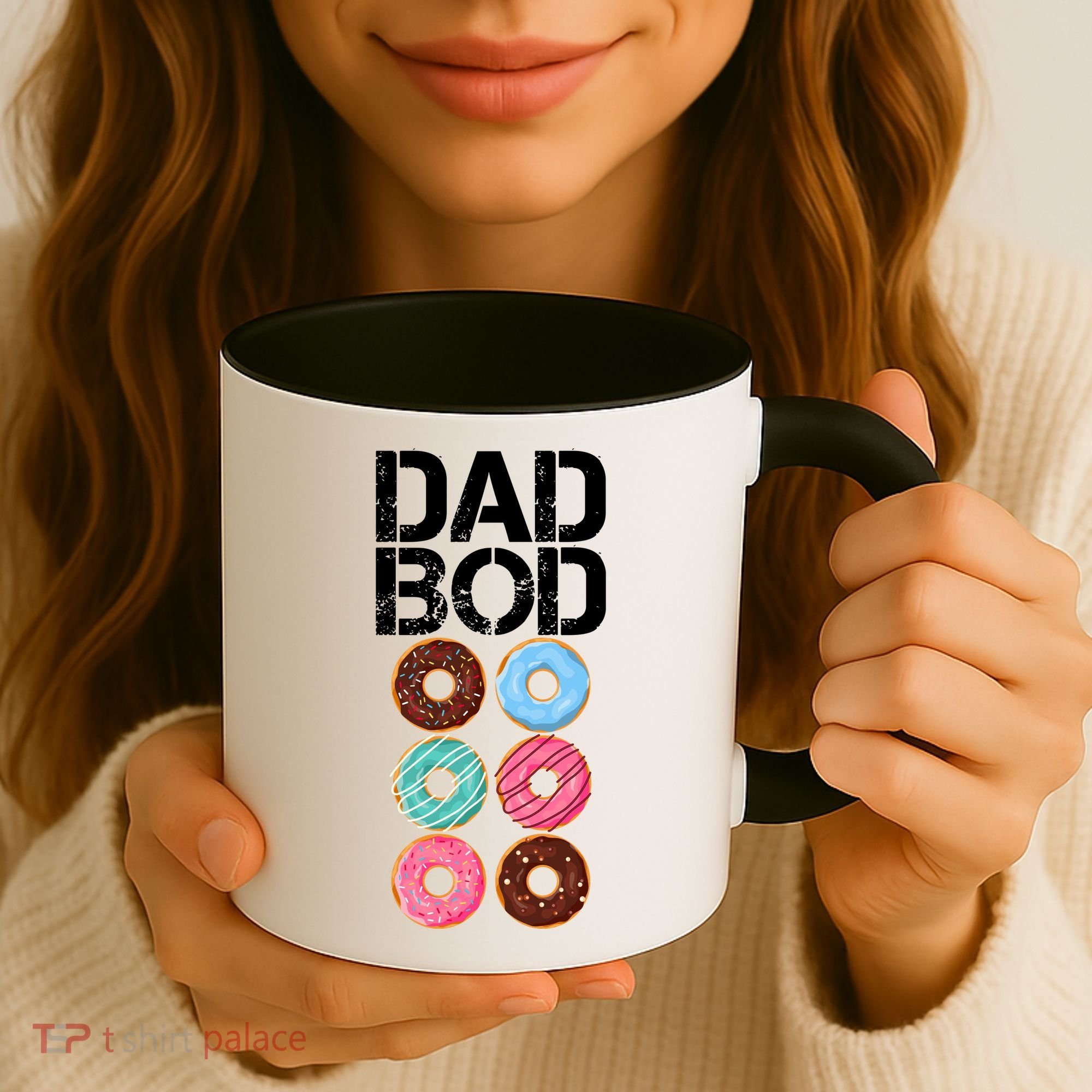 Dad Bod Donut Six Pack Coffee Mug