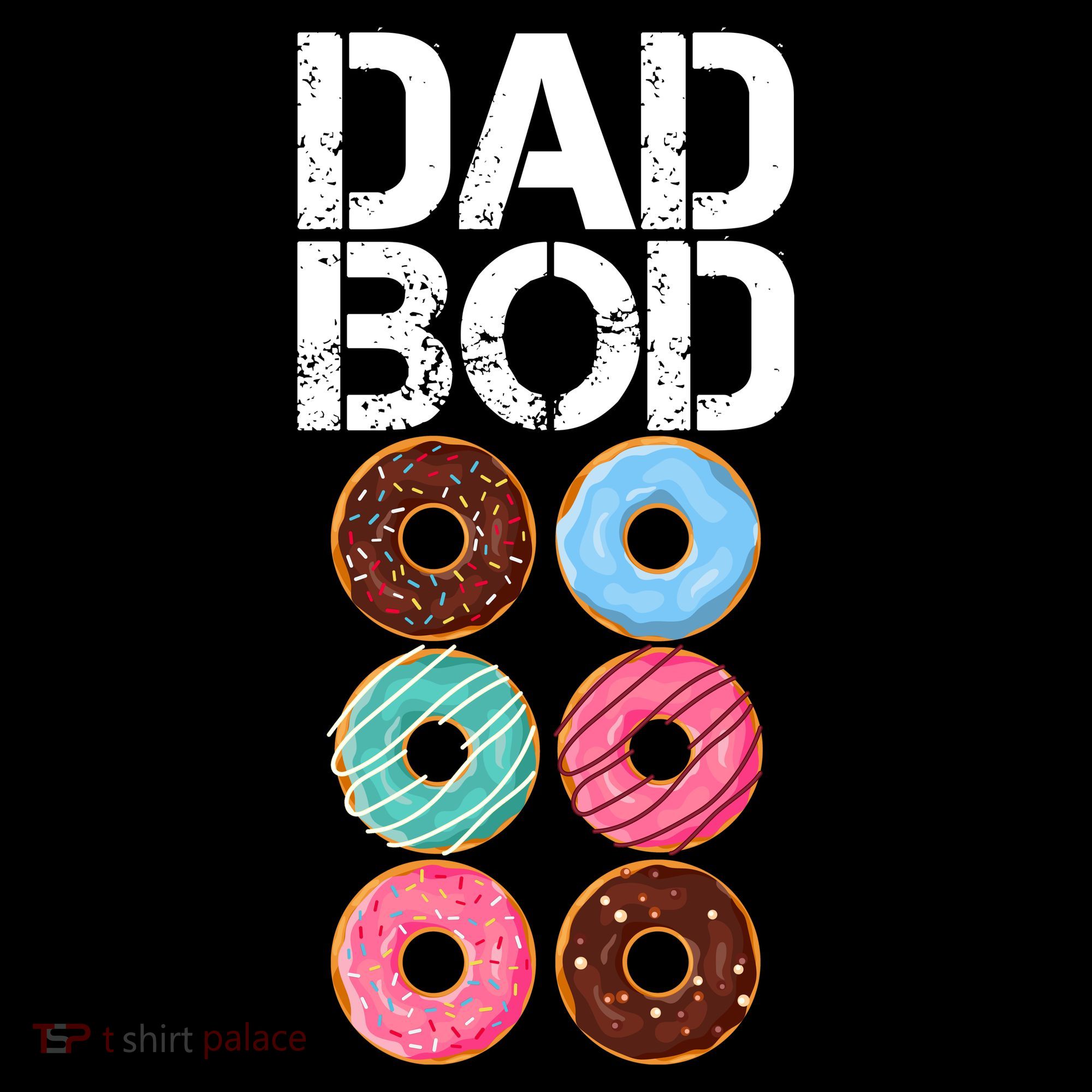 Dad Bod Donut Six Pack Ornament
