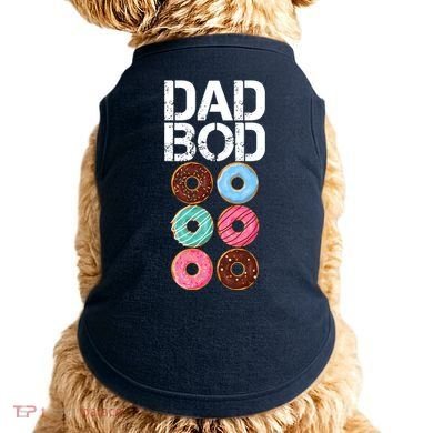 Dad Bod Donut Six Pack Doggie Tank