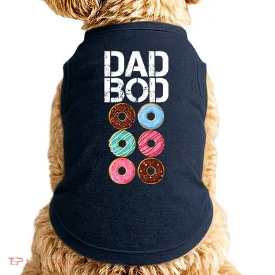 Dad Bod Donut Six Pack Doggie Tank
