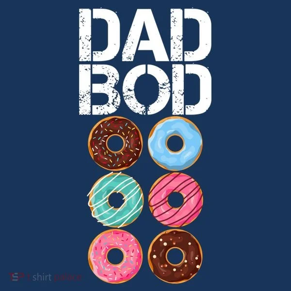 Dad Bod Donut Six Pack Doggie Tank