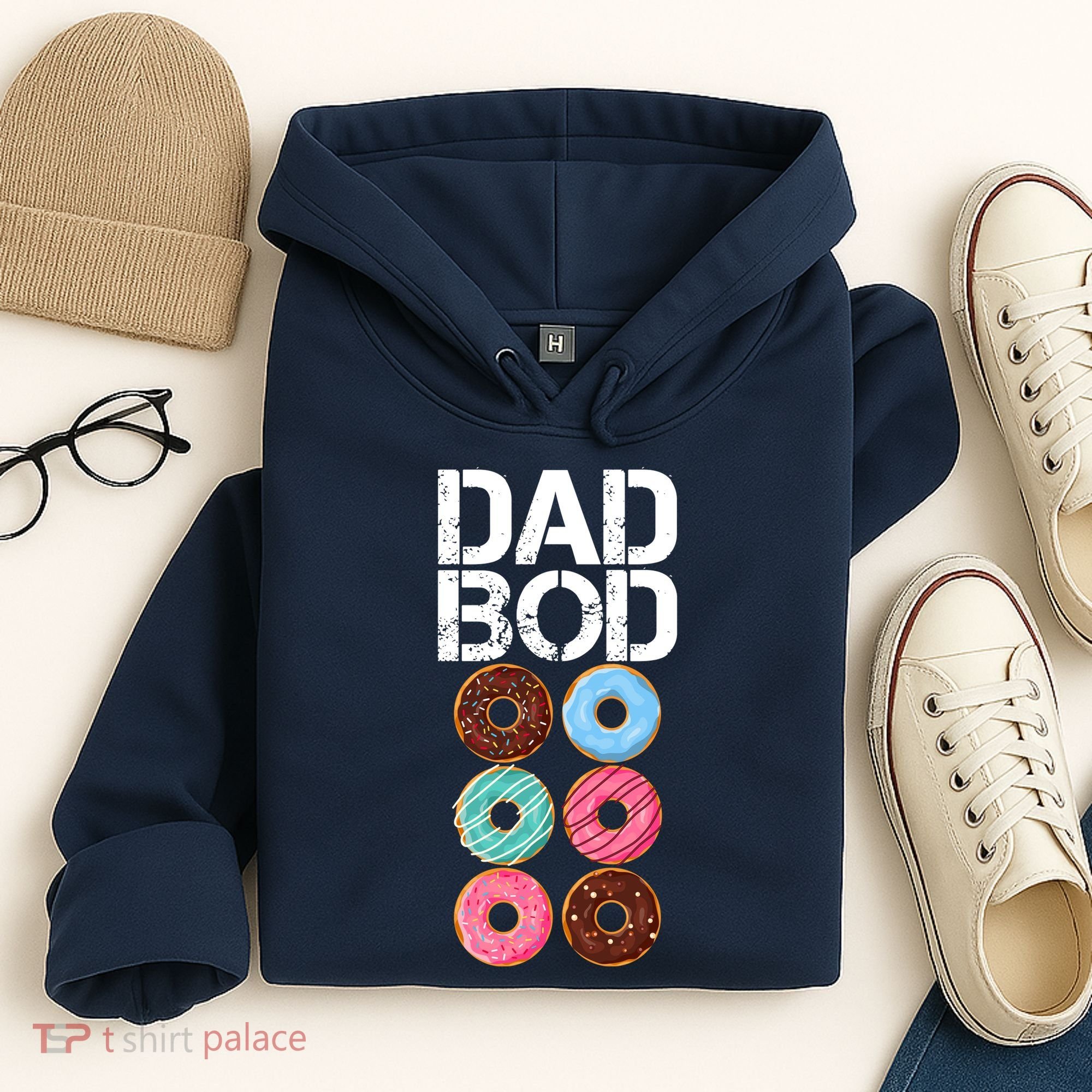 Dad Bod Donut Six Pack Hoodie