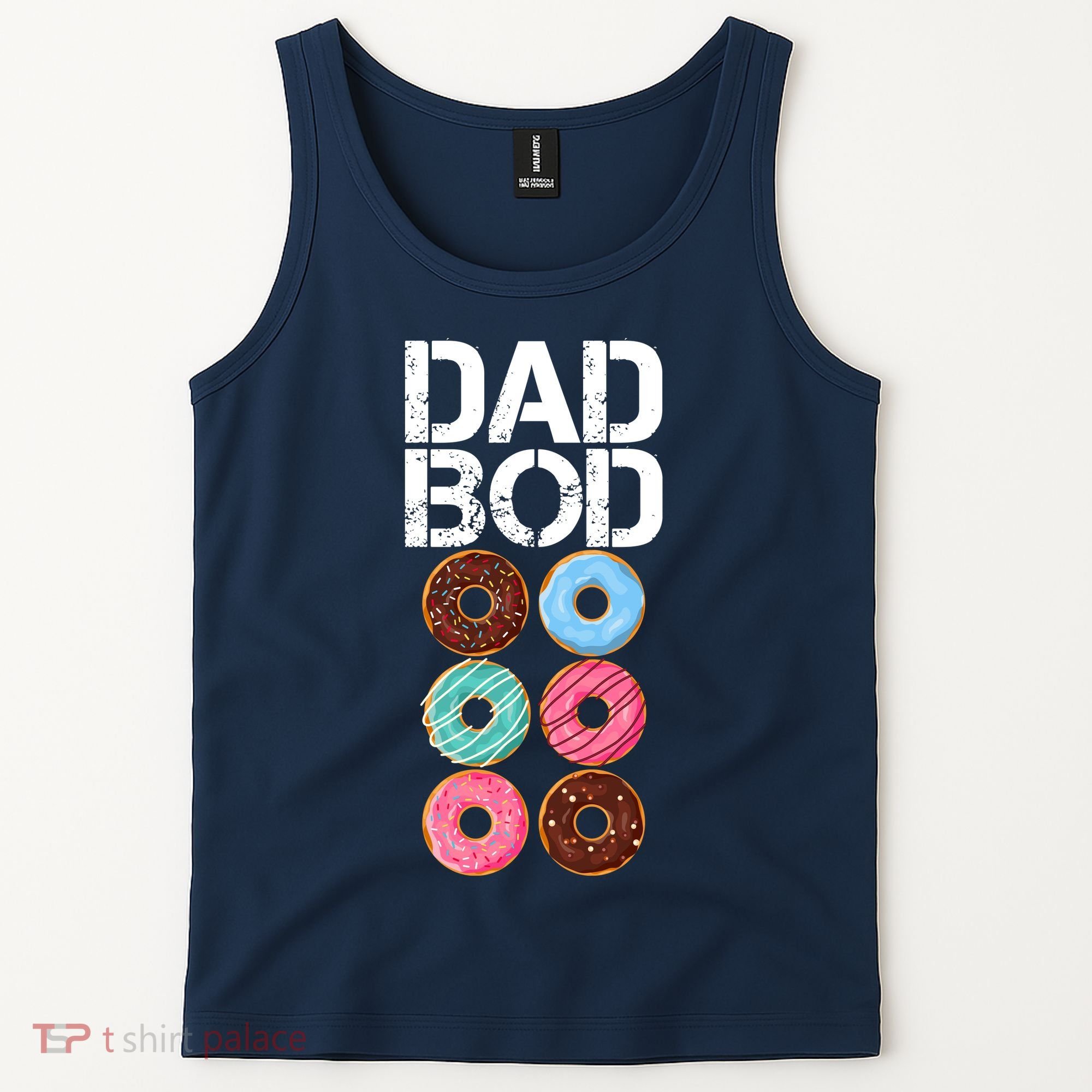 Dad Bod Donut Six Pack Tank Top