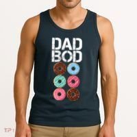 Dad Bod Donut Six Pack Tank Top thumb 3