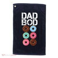 Dad Bod Donut Six Pack Golf Towel thumb 0