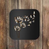 Dandelions Beagle Dog Coaster thumb 0