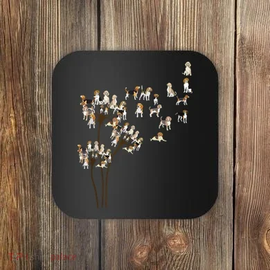 Dandelions Beagle Dog Coaster