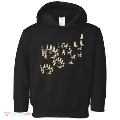 Dandelions Beagle Dog Toddler Hoodie