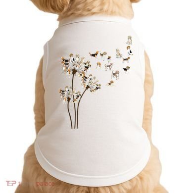 Dandelions Beagle Dog Doggie Tank