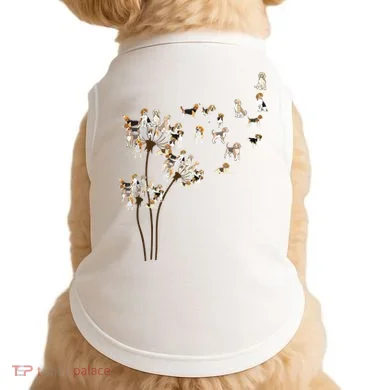Dandelions Beagle Dog Doggie Tank