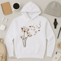 Dandelions Beagle Dog Hoodie thumb 3