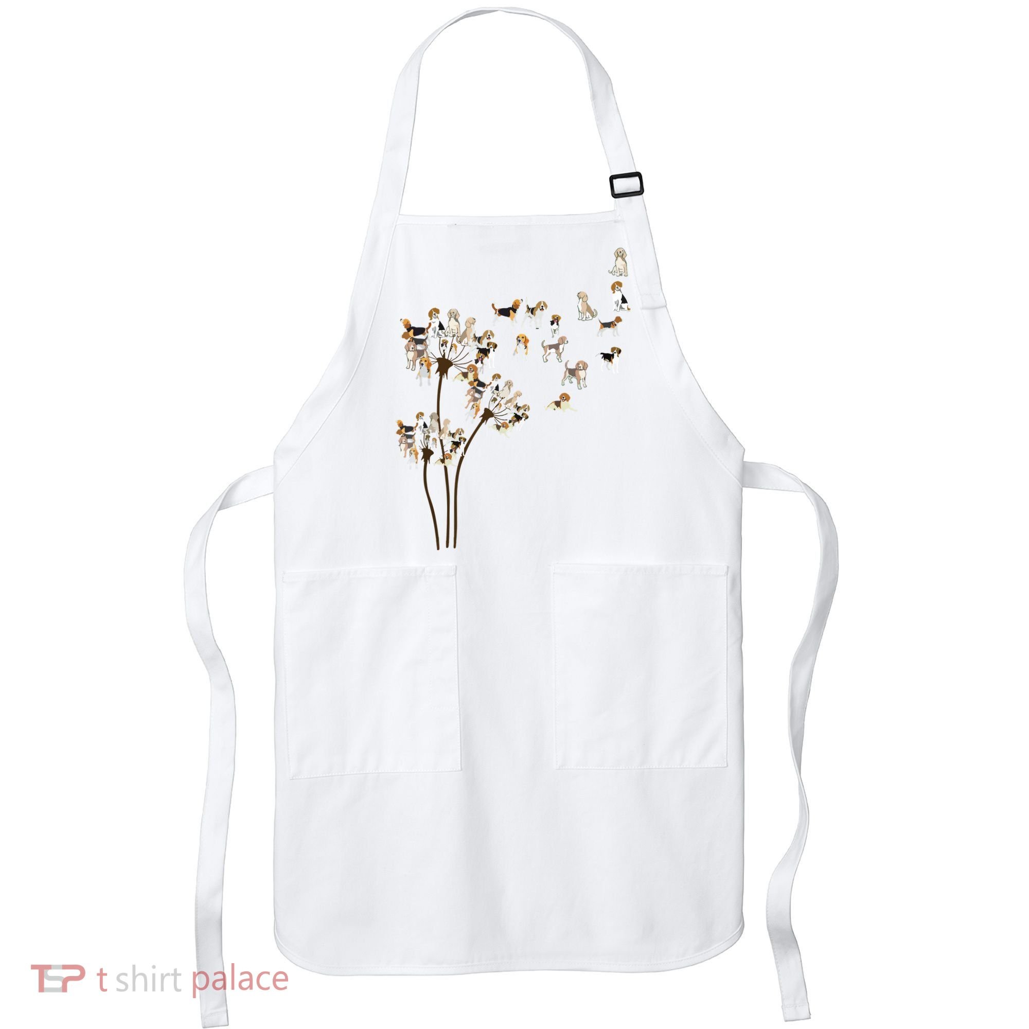 Dandelions Beagle Dog Apron
