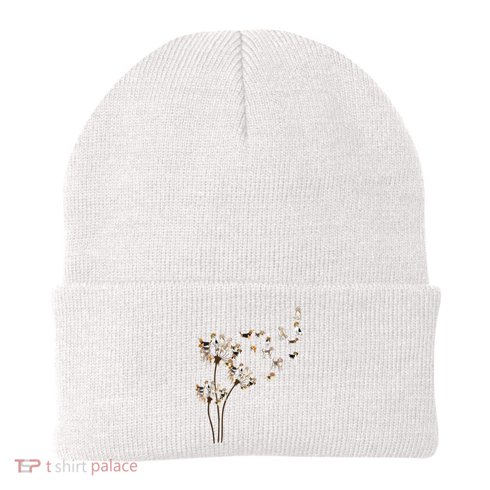 Dandelions Beagle Dog Beanie