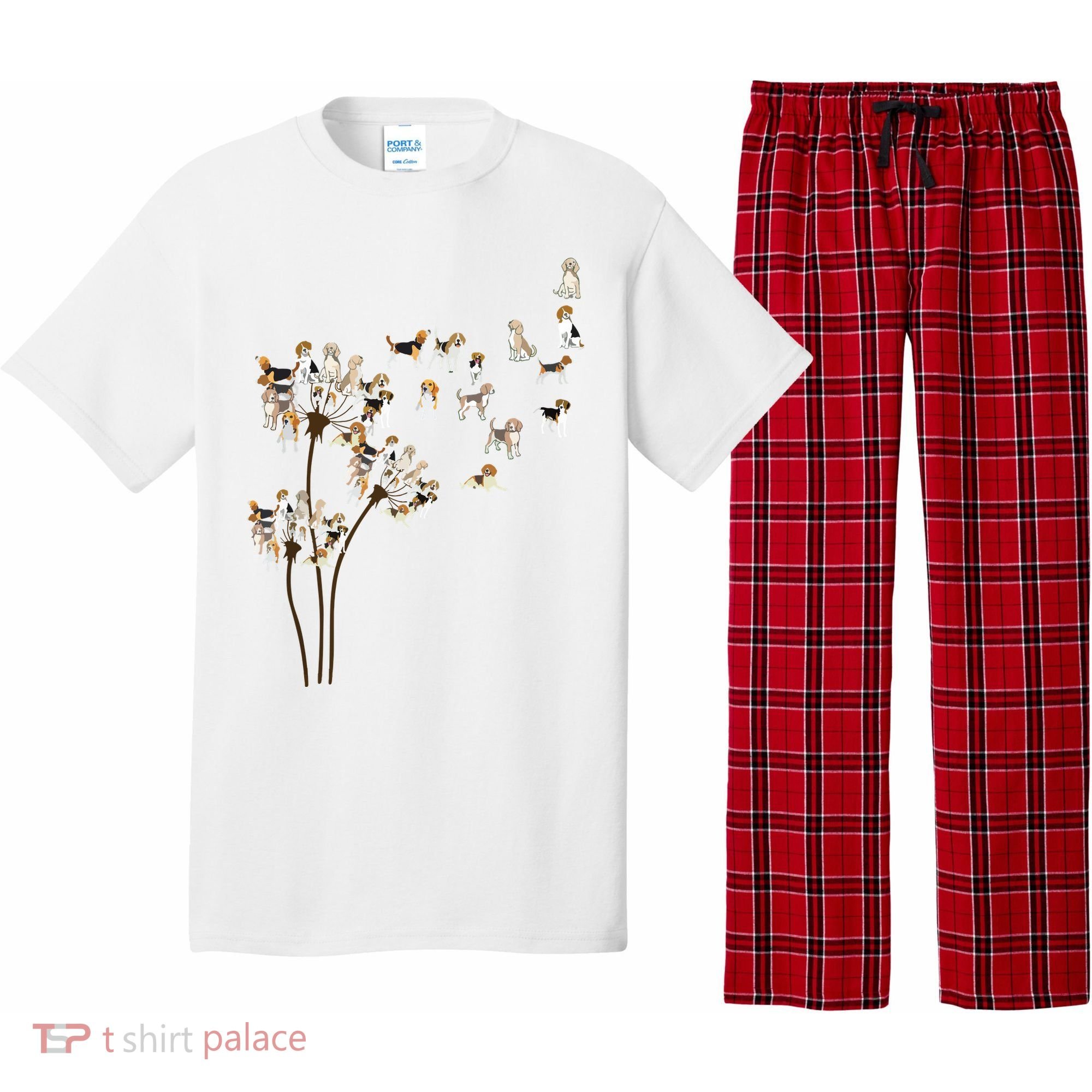 Dandelions Beagle Dog Pajama Set