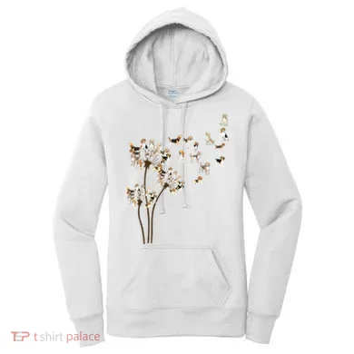 Dandelions Beagle Dog Women's Hoodie