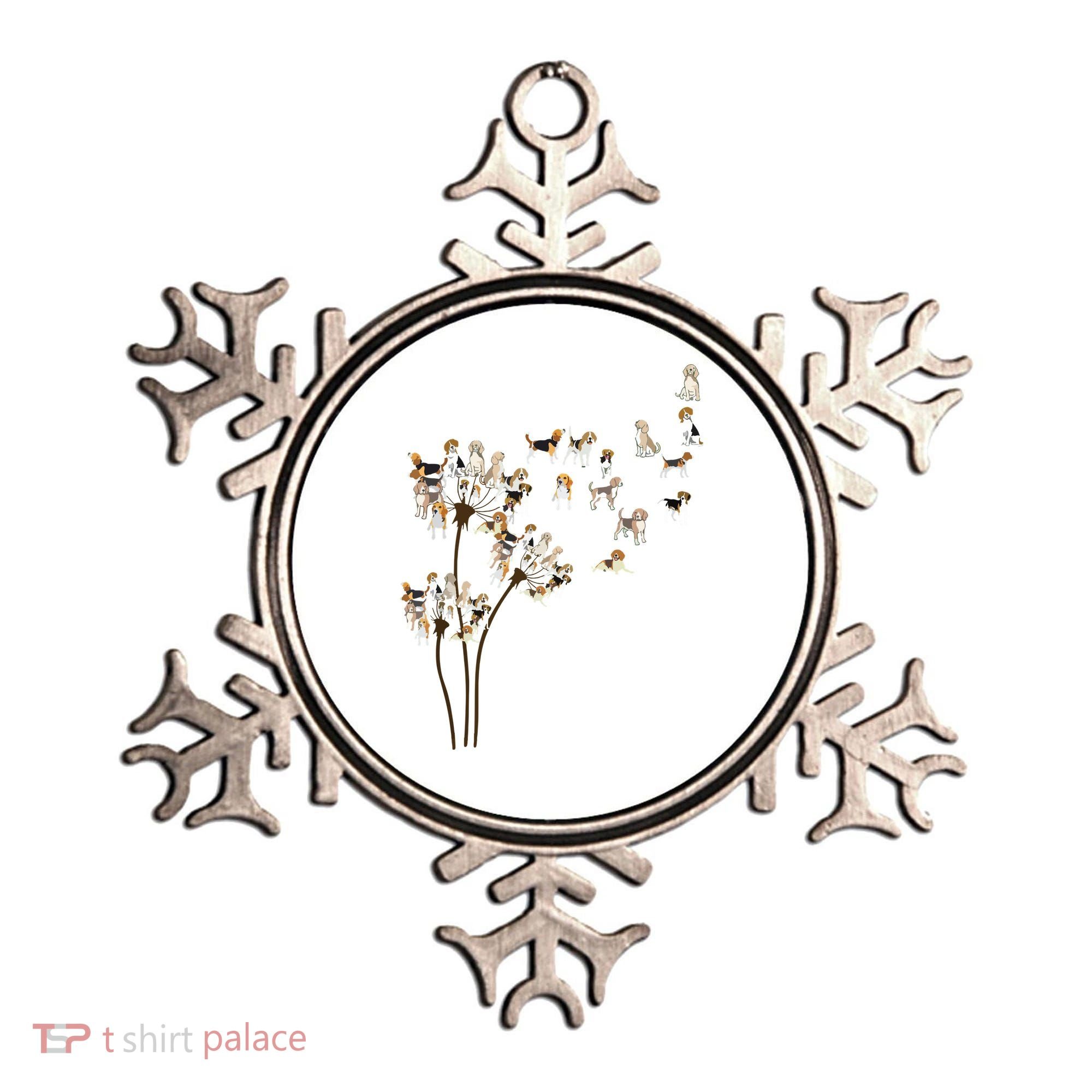 Dandelions Beagle Dog Ornament