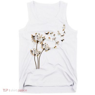 Dandelions Beagle Dog Tank Top