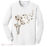 Dandelions Beagle Dog Kids Long Sleeve Shirt thumb 0