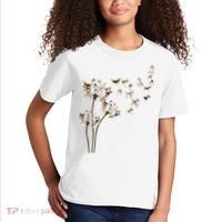 Dandelions Beagle Dog Kids T-Shirt thumb 2