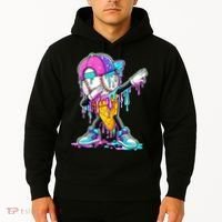 Dripping Baseball Drip Ice Cream Sport Hoodie thumb 2