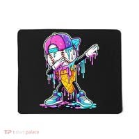 Dripping Baseball Drip Ice Cream Sport Mousepad thumb 0