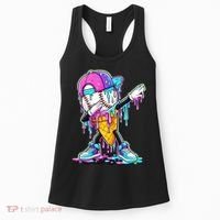 Dripping Baseball Drip Ice Cream Sport Women's Tank Top thumb 0